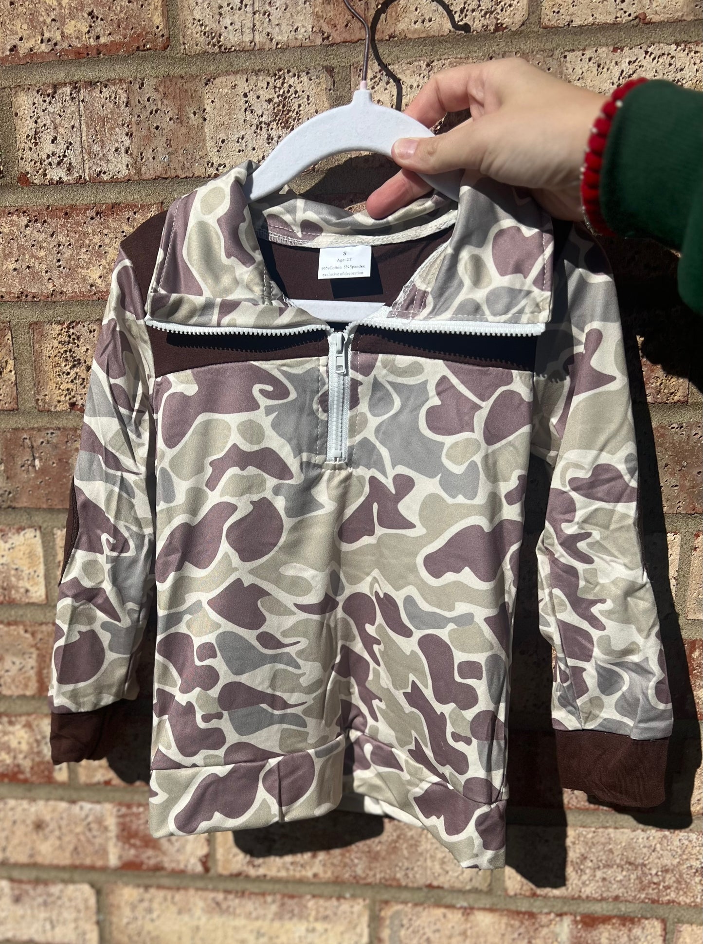 Camo Quarter Zip - RTS