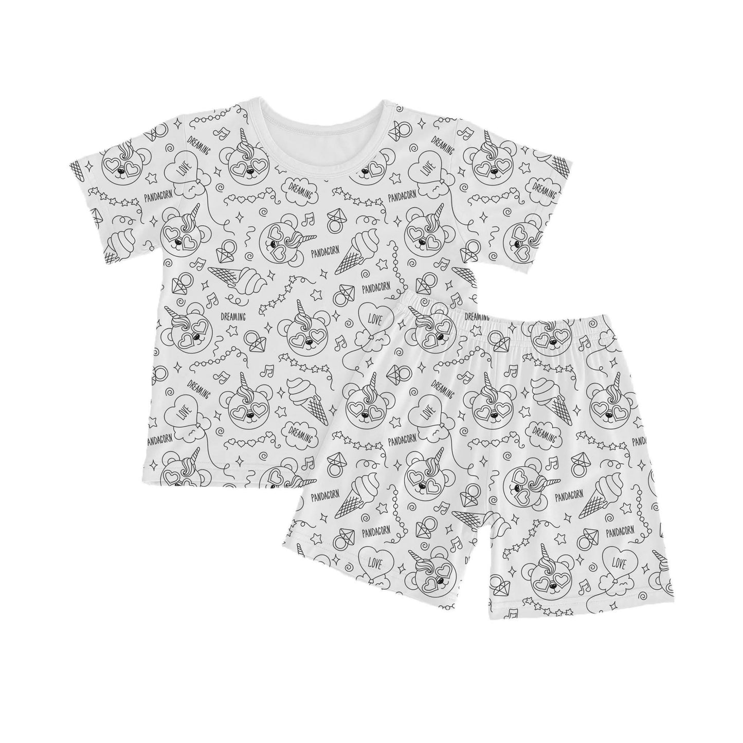 Kid DIY Hand-Painted Pajama Set