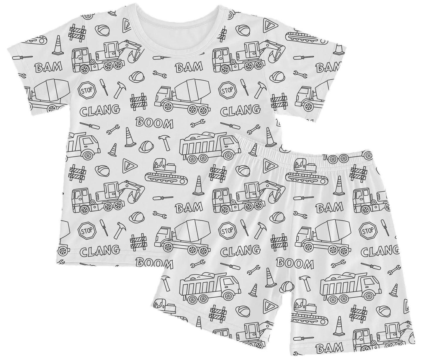 Kid DIY Hand-Painted Pajama Set