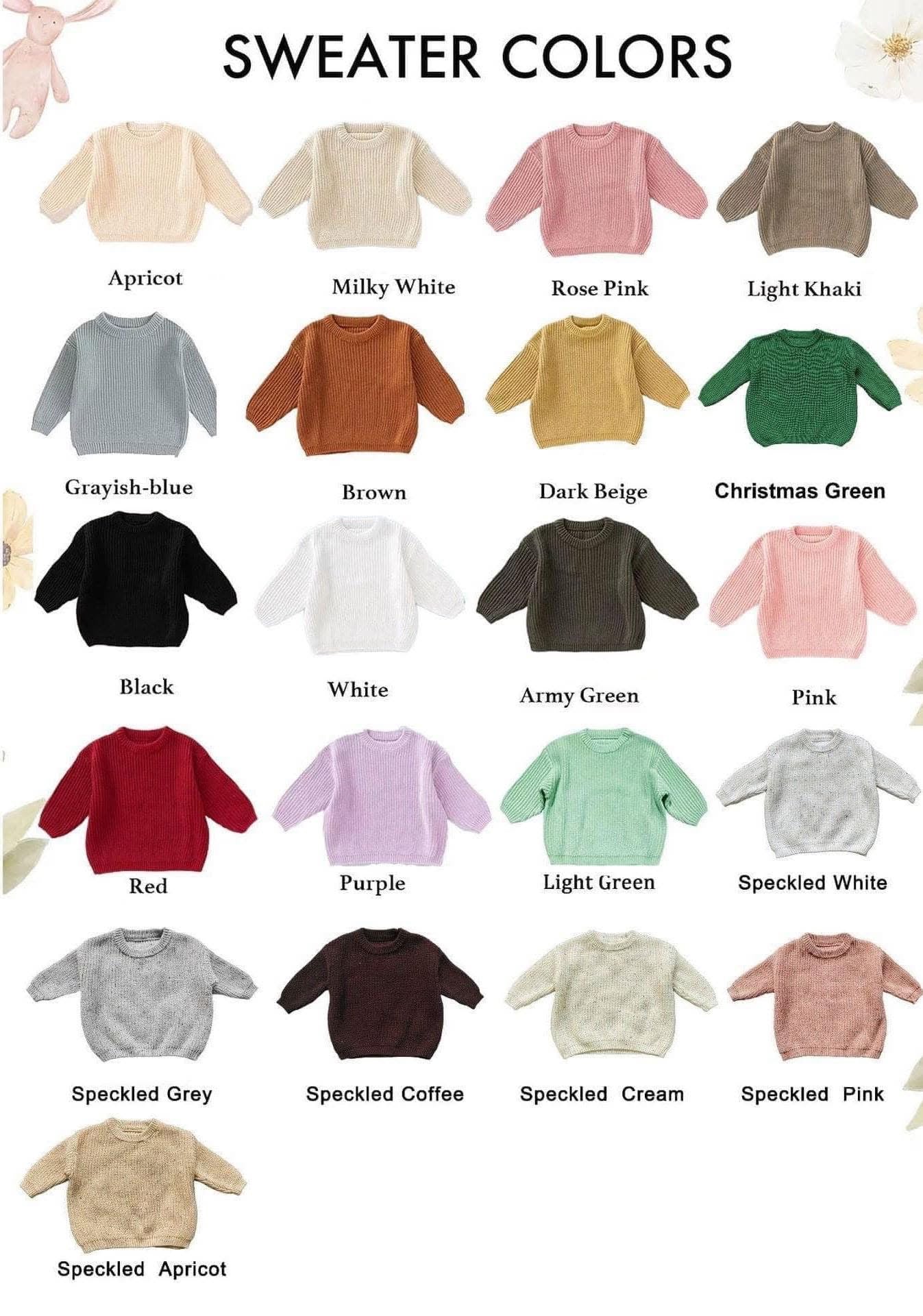 Embroidered Name Sweater
