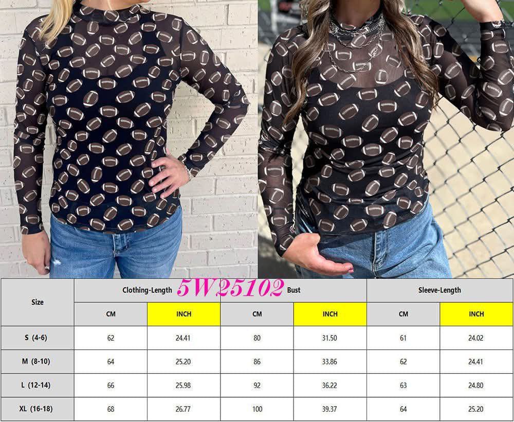 Football Under-Tee Mesh Top
