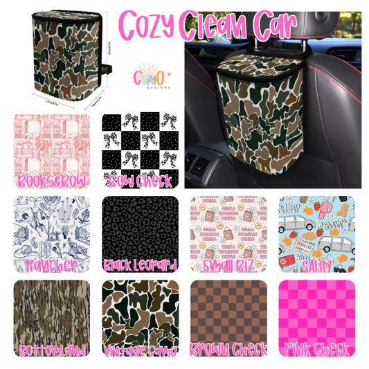 CozyClean Car Trash Can RTS