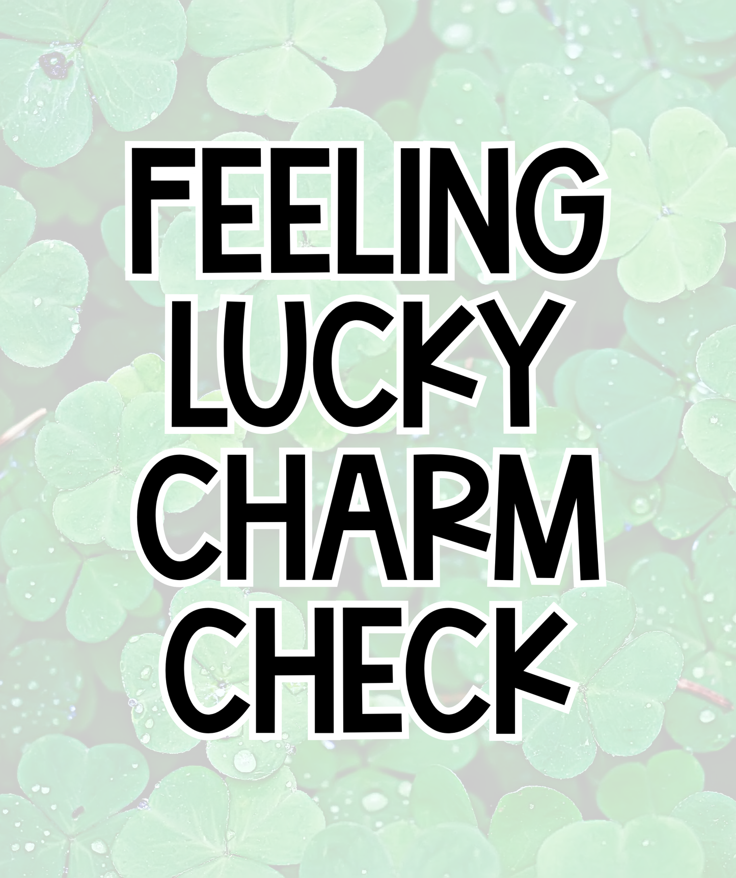 CHARM CHECK | FEELING LUCKY | KIDS STYLES