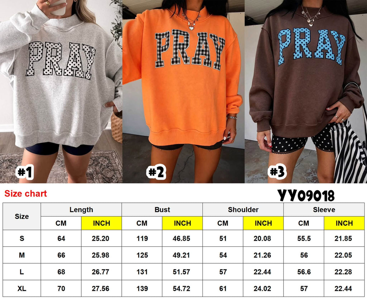 Pray Mock Neck Sweatshirt