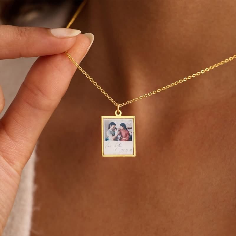 Custom Stainless Steel Photo Necklace