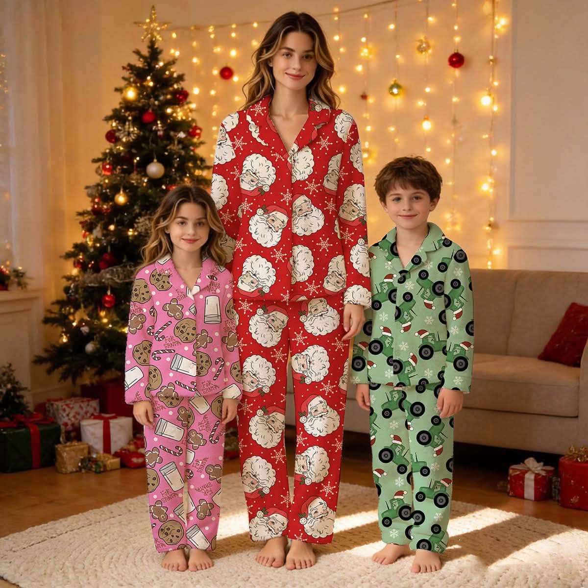 Custom Mom + Me Fleece Pajamas