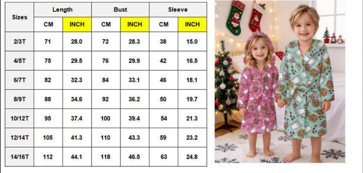 Custom Kids Fleece Robe