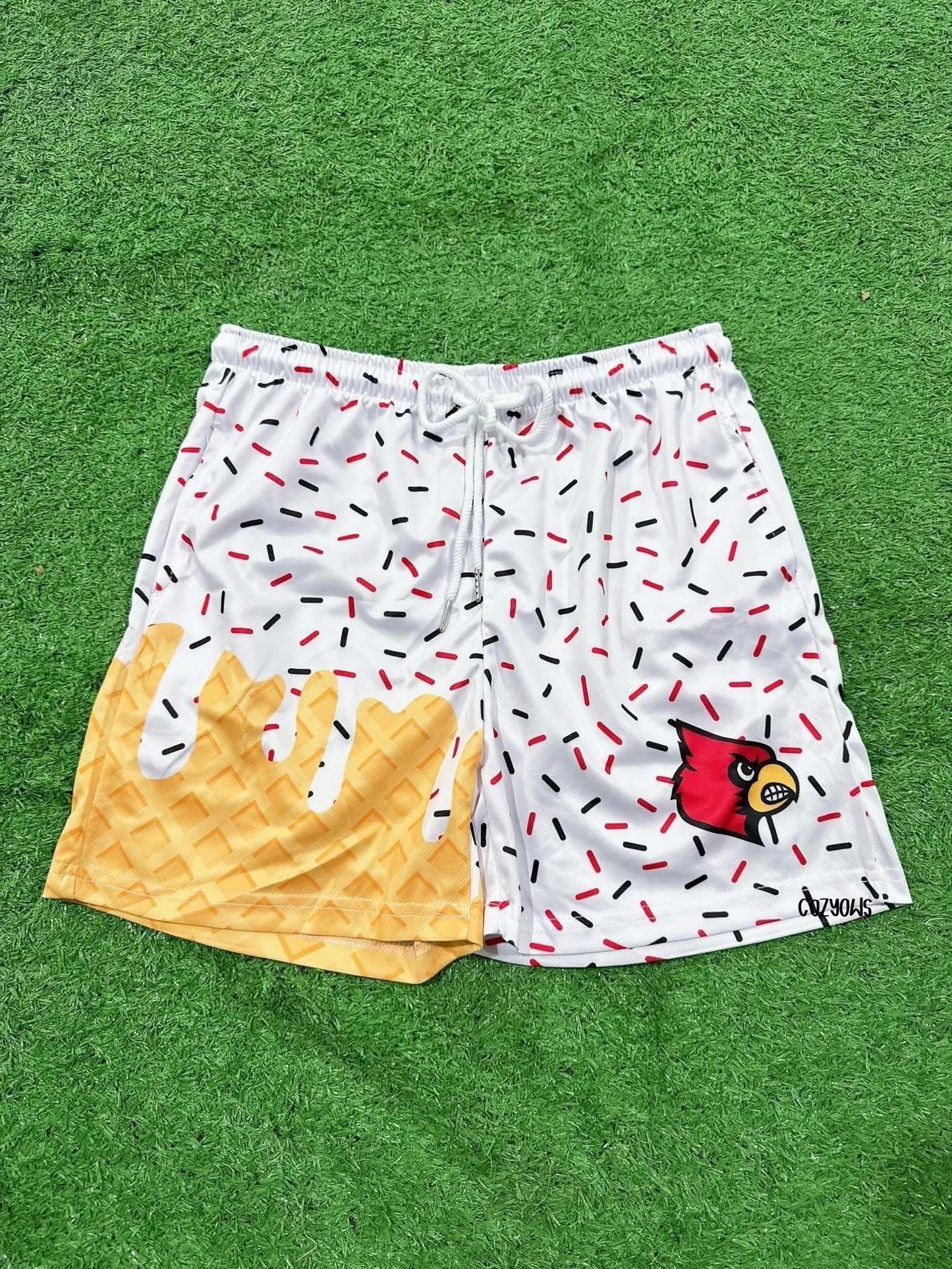 Custom Ice Cream Drip Shorts