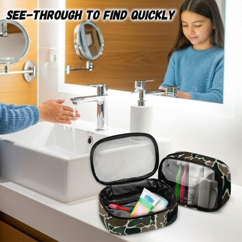 Glam On The Go: 3PC PVC Bag Set