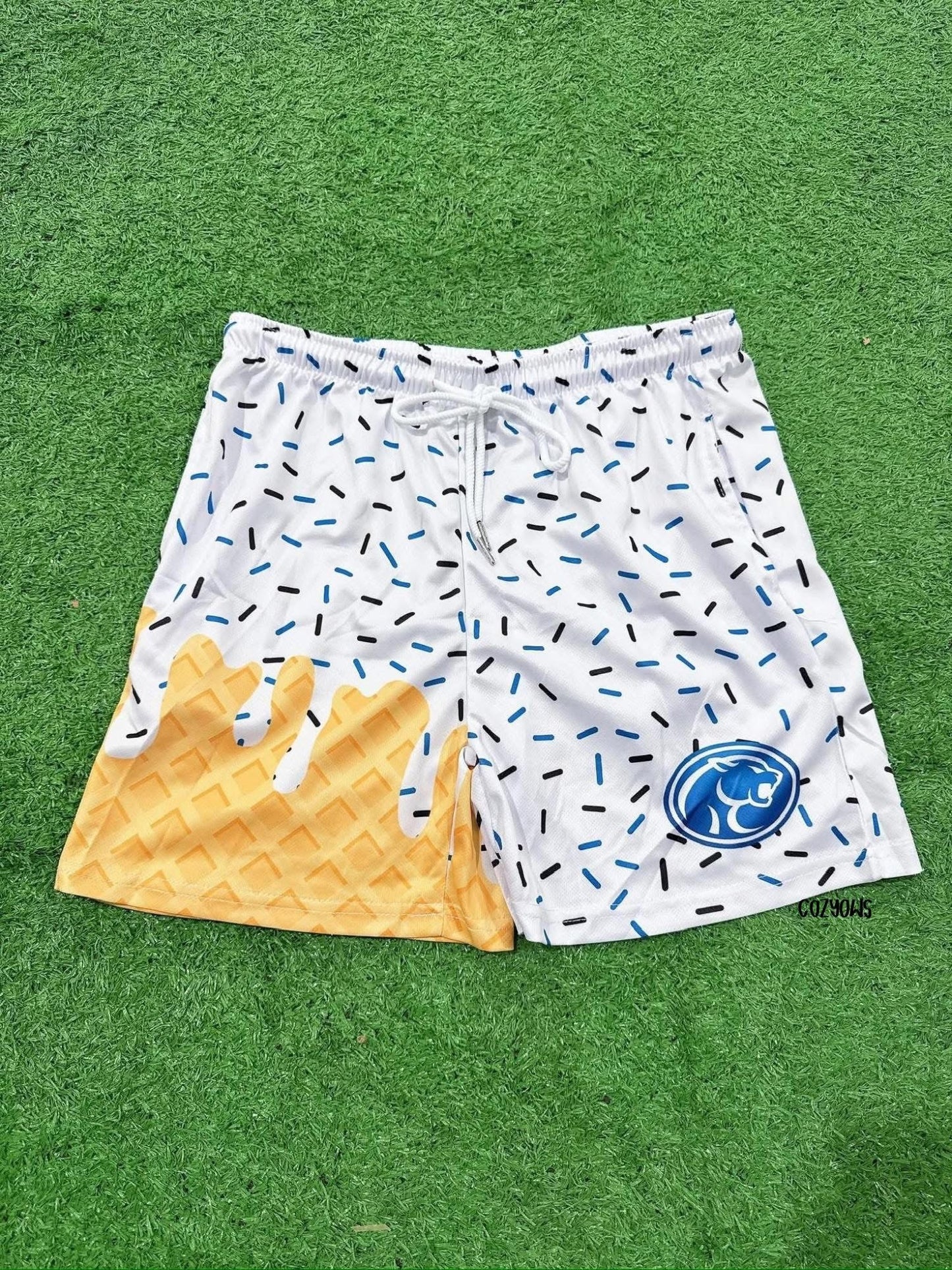 Custom Ice Cream Drip Shorts