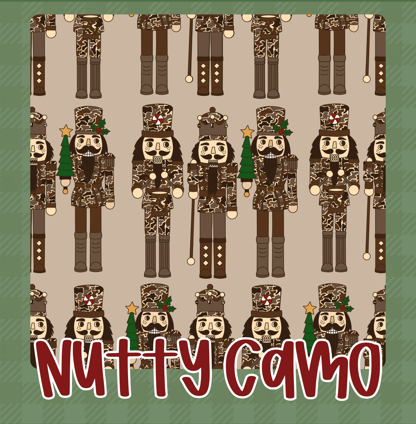 NUTTY CAMO | ONE LAST SLEIGH BAMBOO | KIDS DAY WEAR
