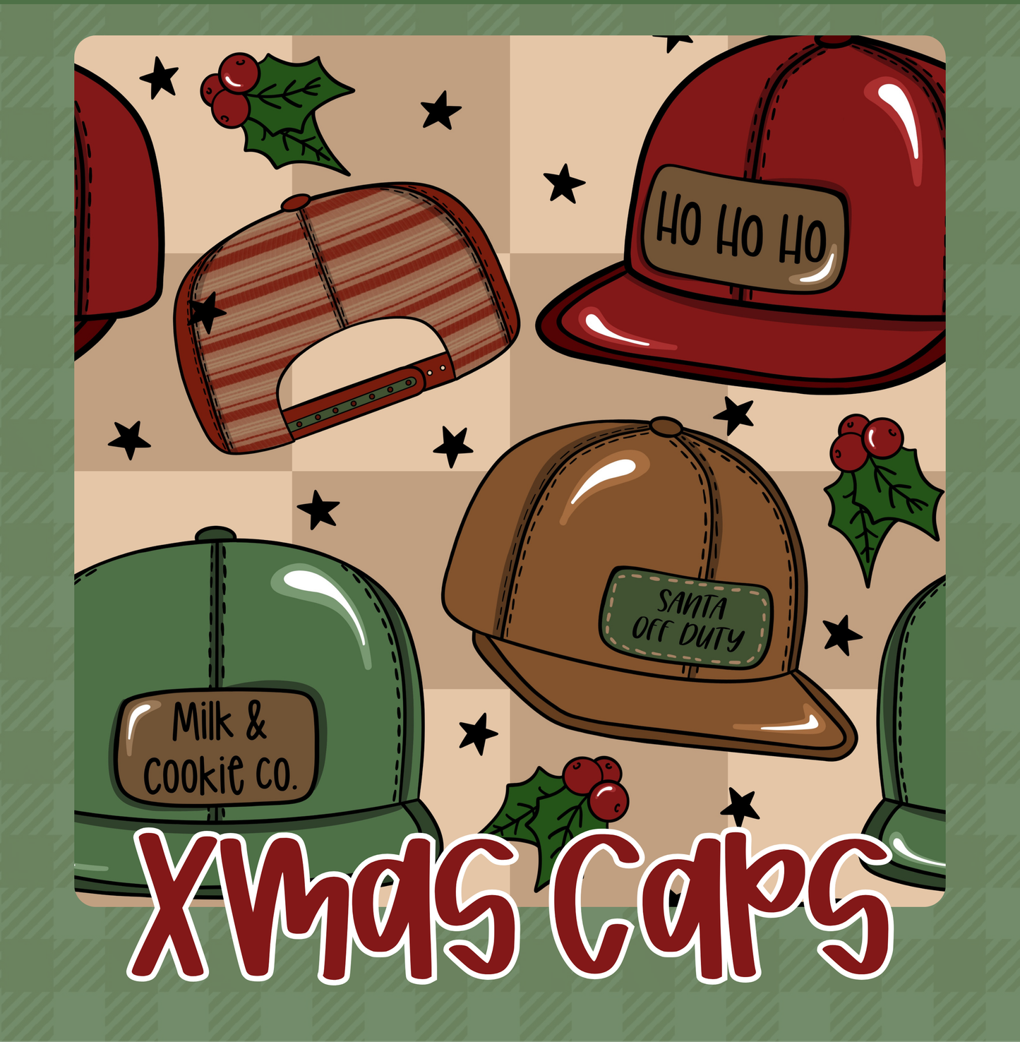 XMAS CAPS | ONE LAST SLEIGH | KIDS STYLES