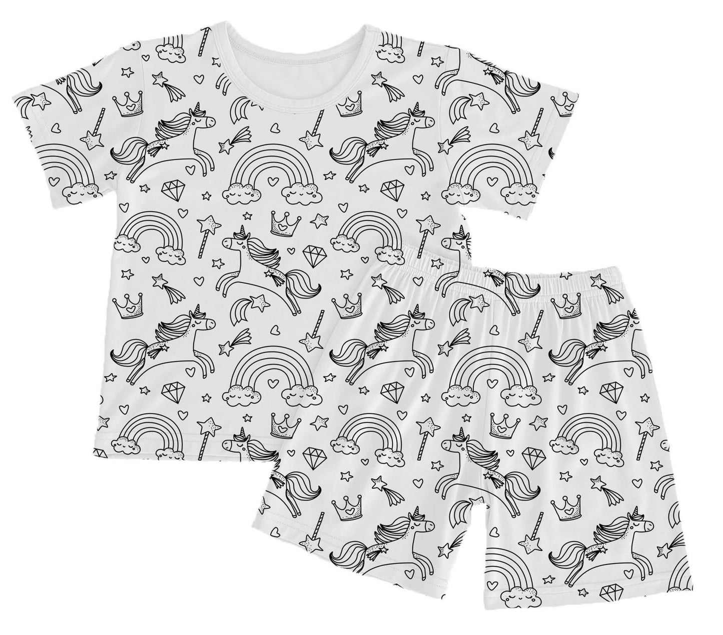 Kid DIY Hand-Painted Pajama Set