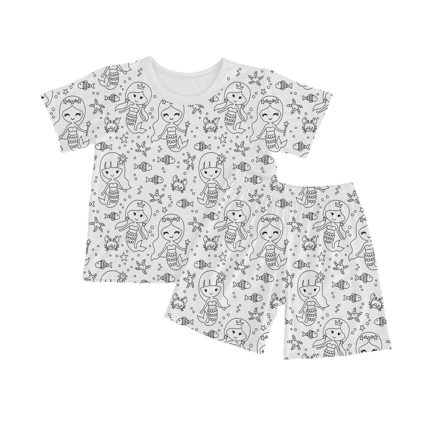 Kid DIY Hand-Painted Pajama Set