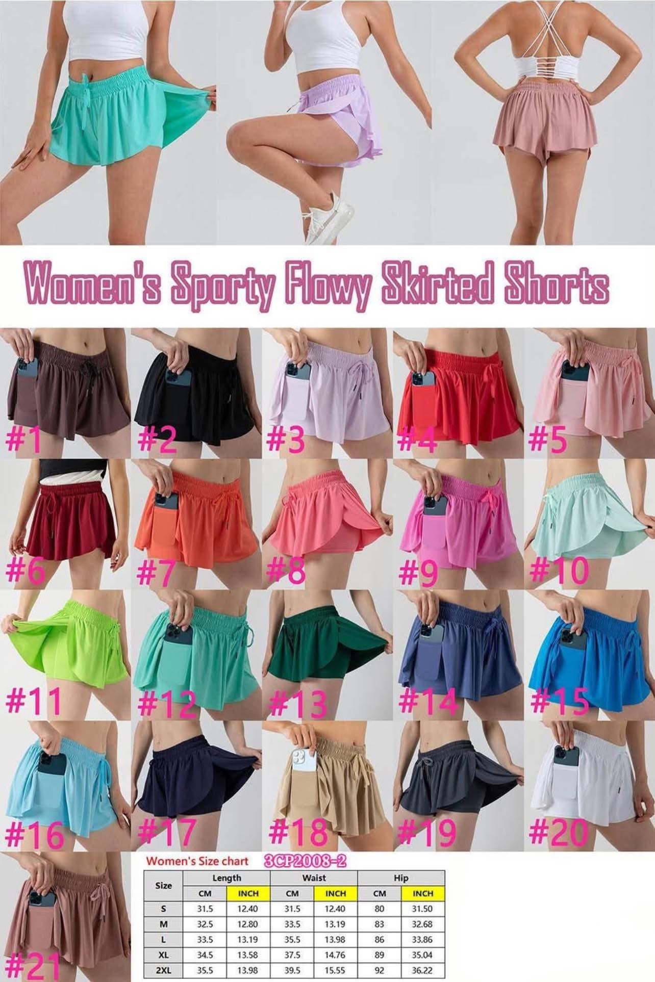 Women’s Flowy Skirted Shorts