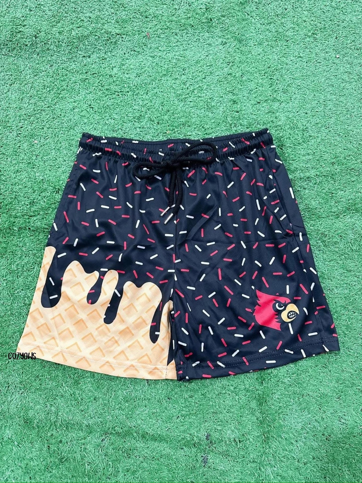 Custom Ice Cream Drip Shorts