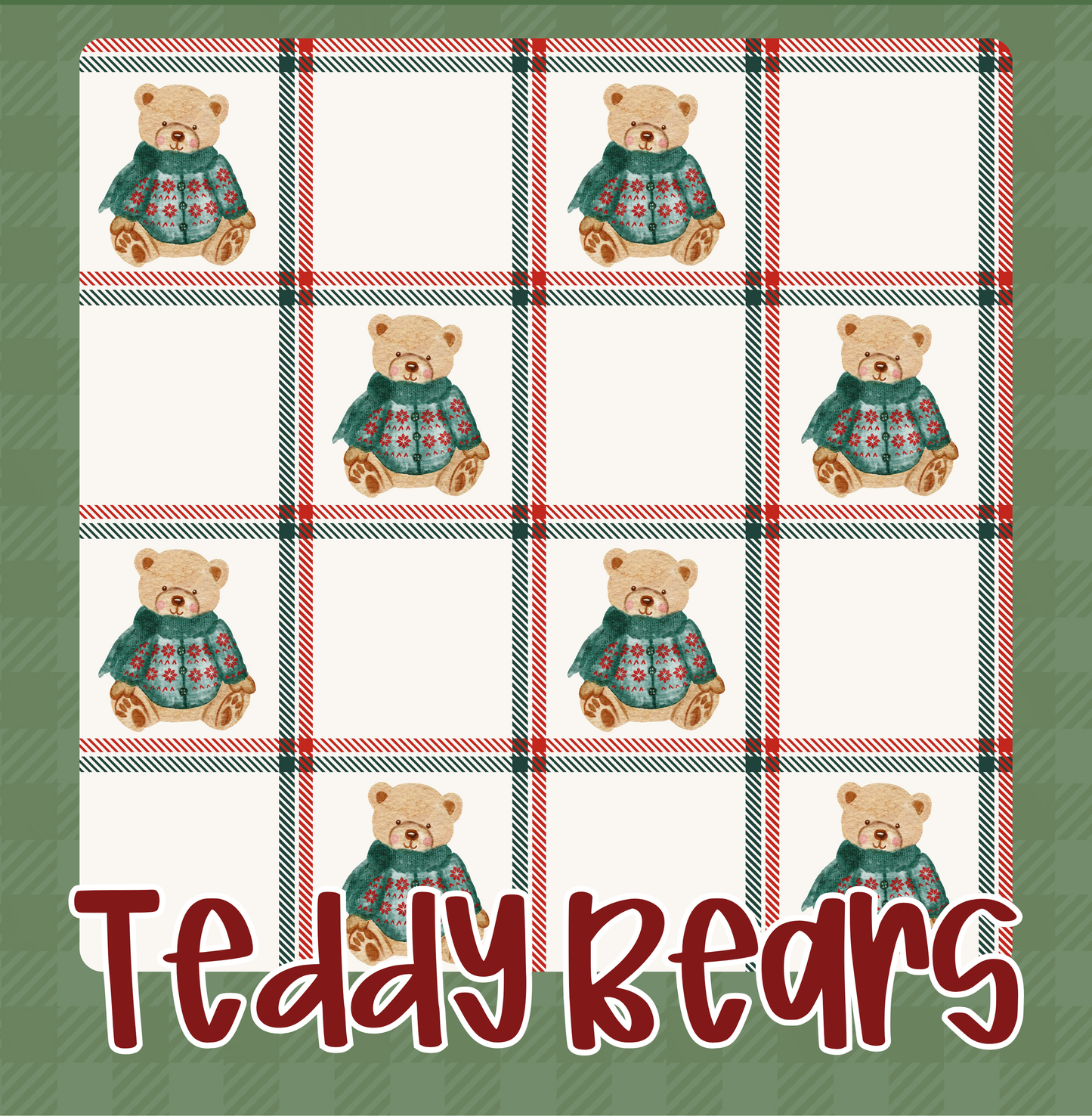 TEDDY BEARS | ONE LAST SLEIGH | ADULT STYLES