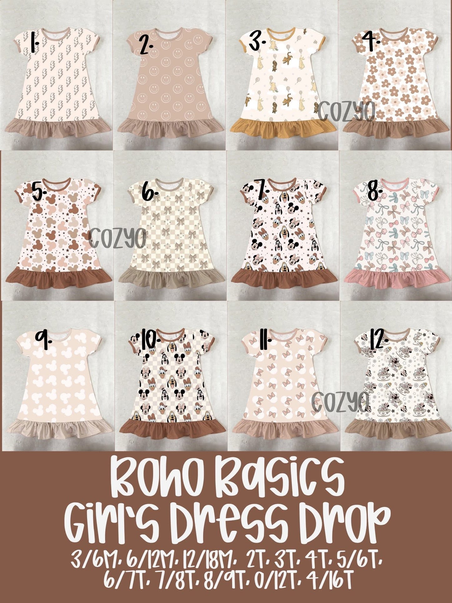 Boho Basics Girl’s Dress