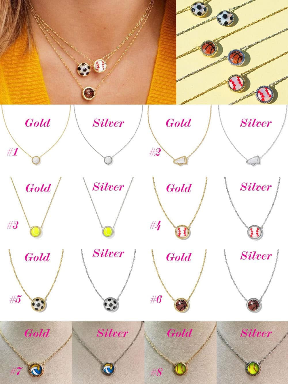 Sports Necklaces