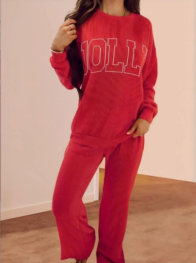 Women’s Jolly Sweatshirt & Pants Set