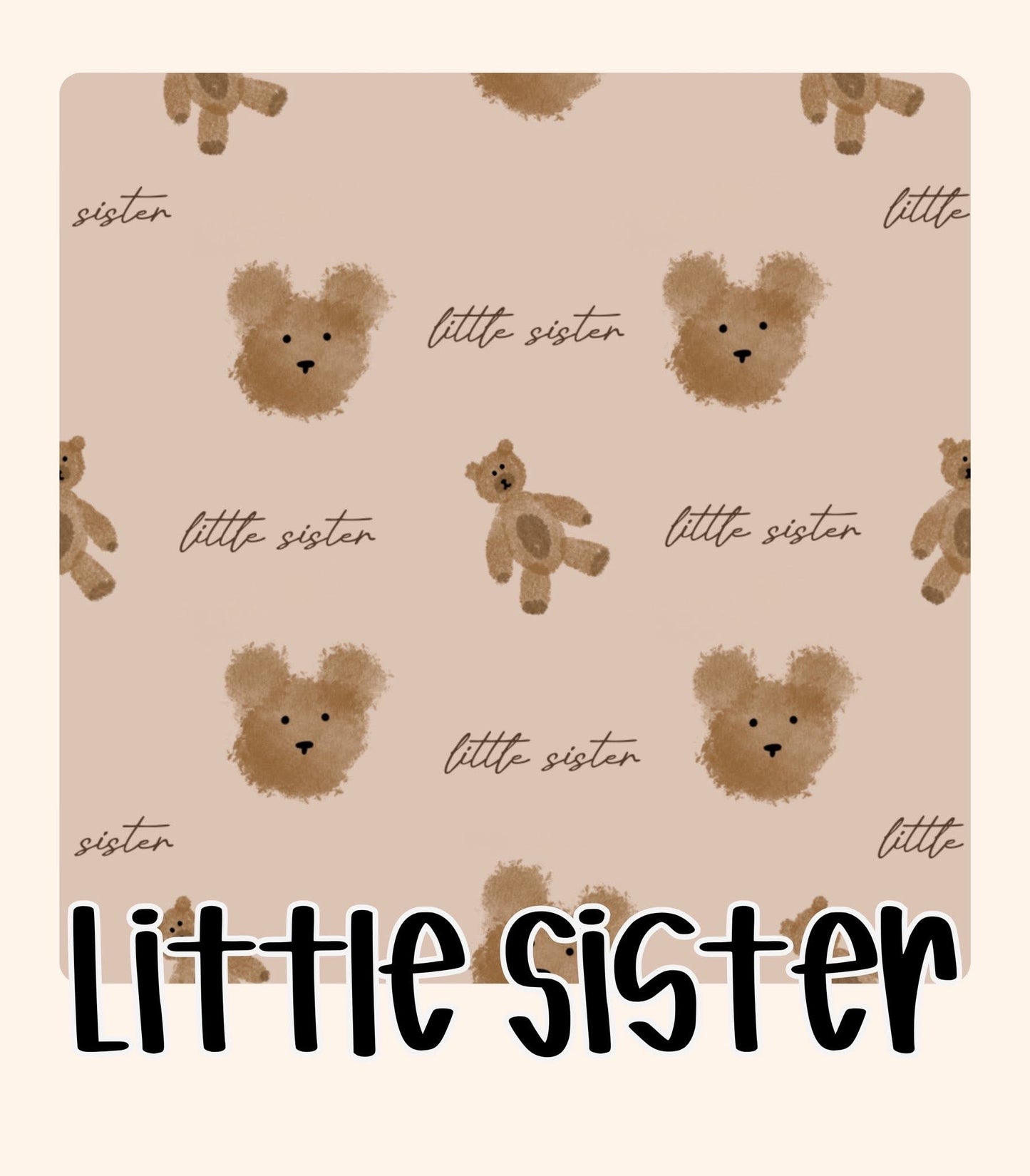 LITTLE SISTER | BACK TO THE BASICS | KIDS STYLE