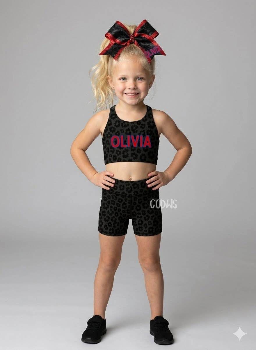 Custom Any Print Cami Tank + Biker Short Set