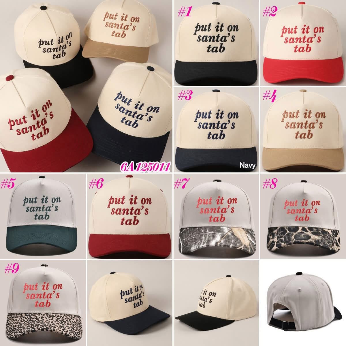 Put It On Santa’s Tab Trucker Adult Hats