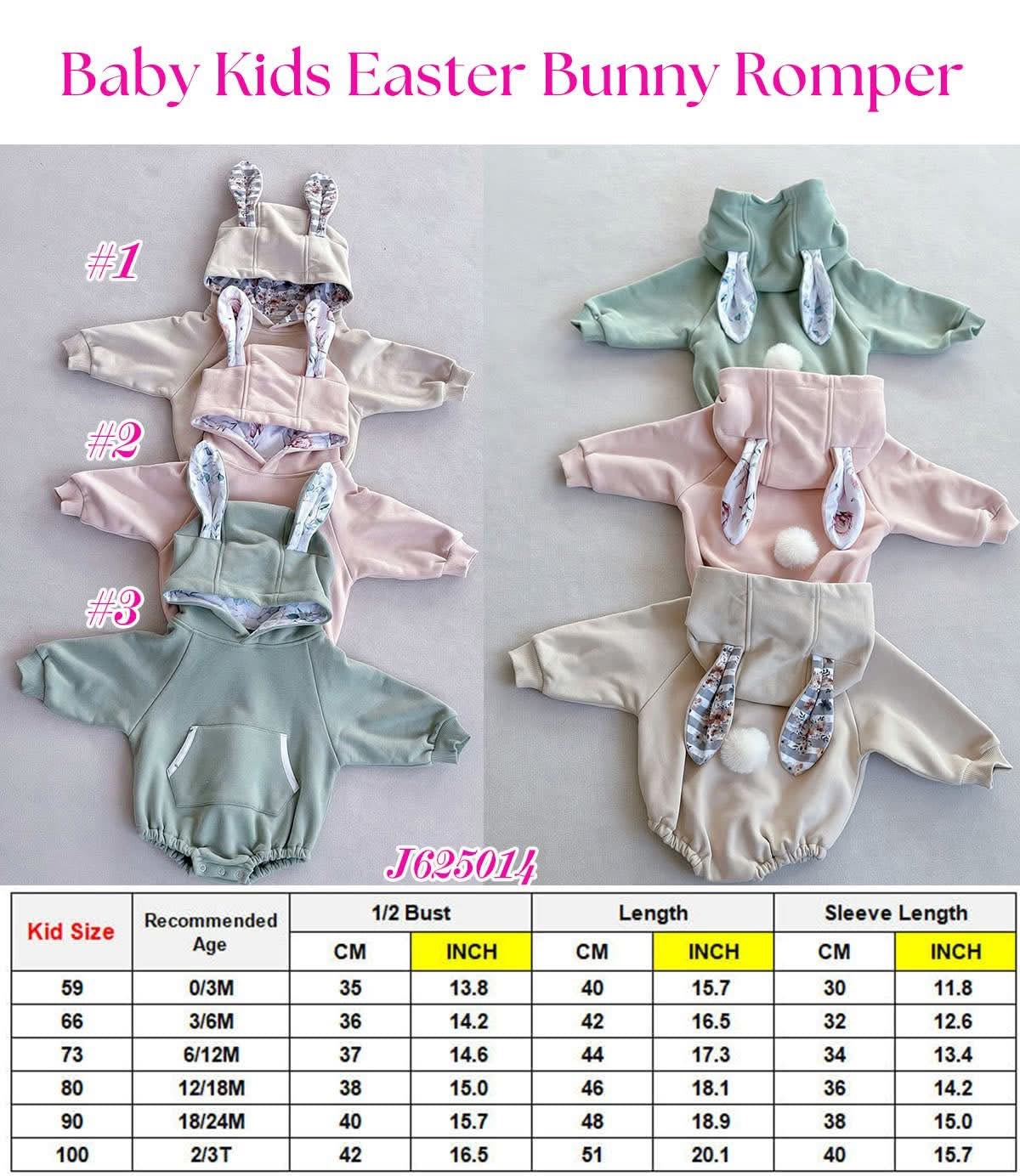 Baby Easter Bunny Romper