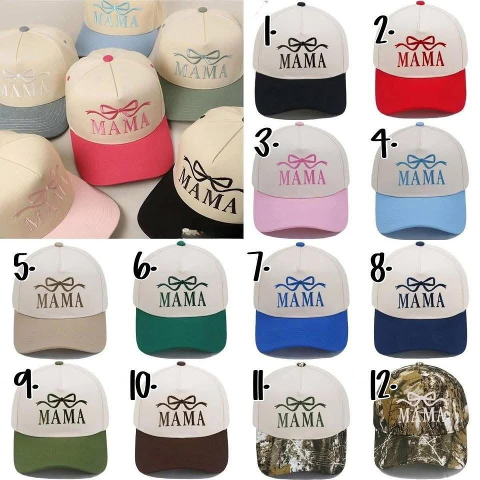 Mama Trucker Adult Hats