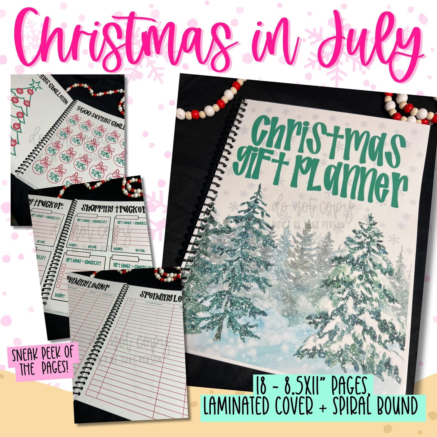 Christmas Gift Planners