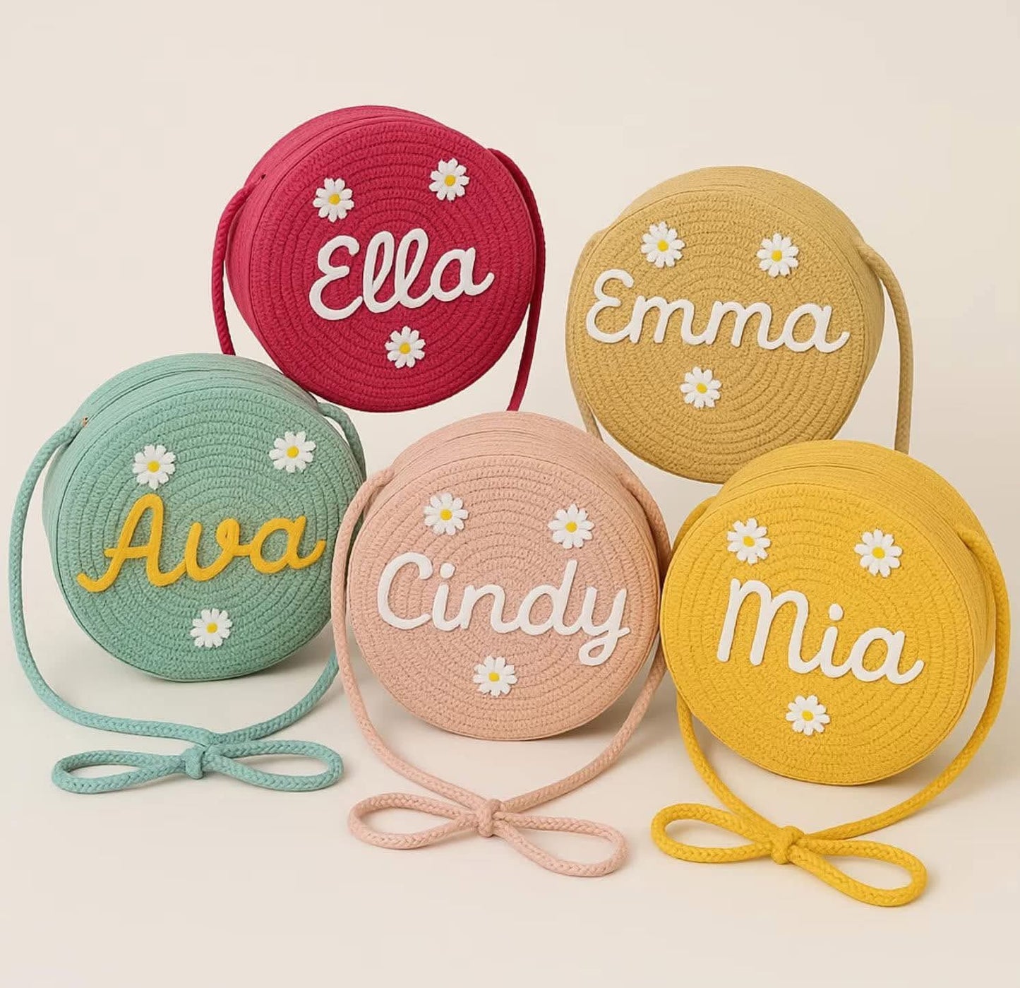 Custom Straw Crossbodies