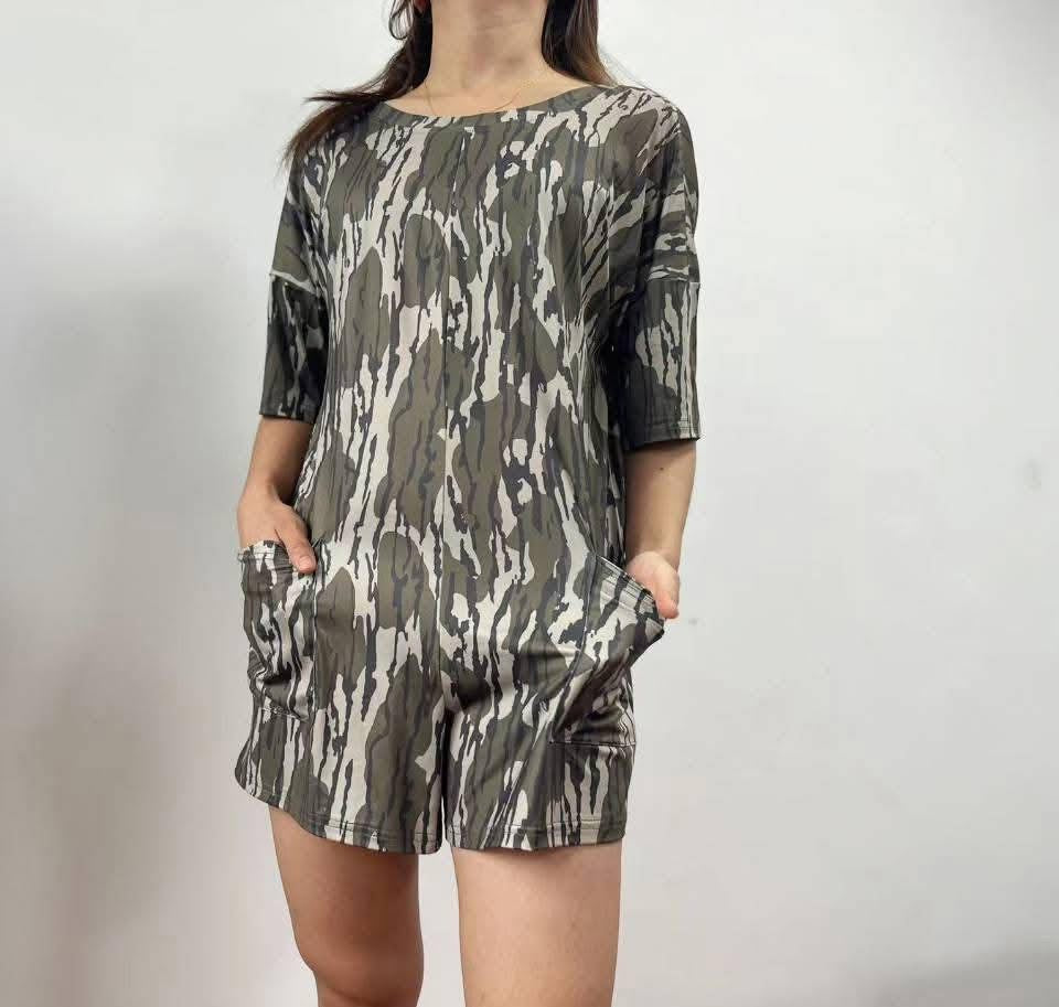 Bottomland Camo Romper