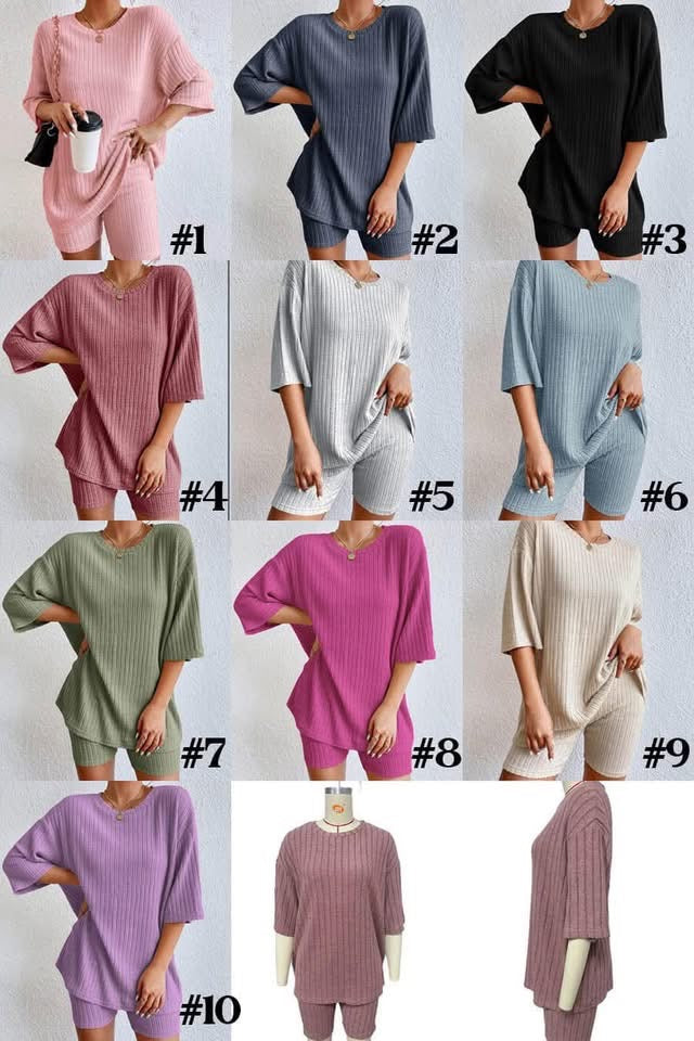 Women’s Short Sleeve Casual Suit