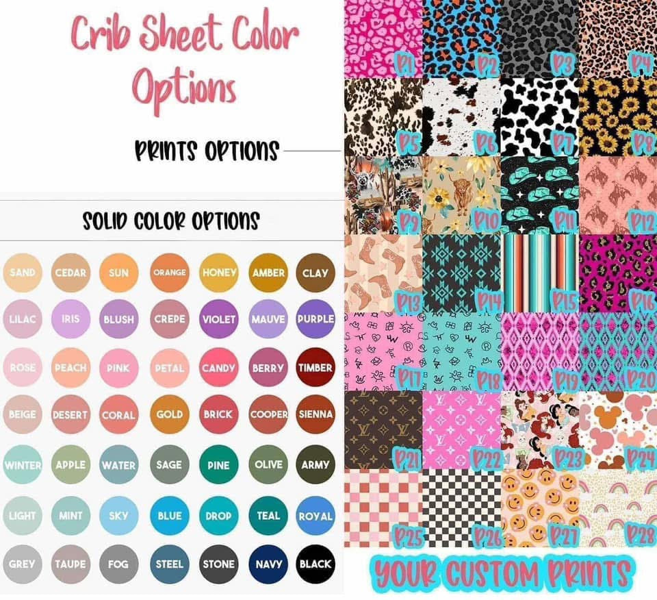 Custom Print Fitted Sheets