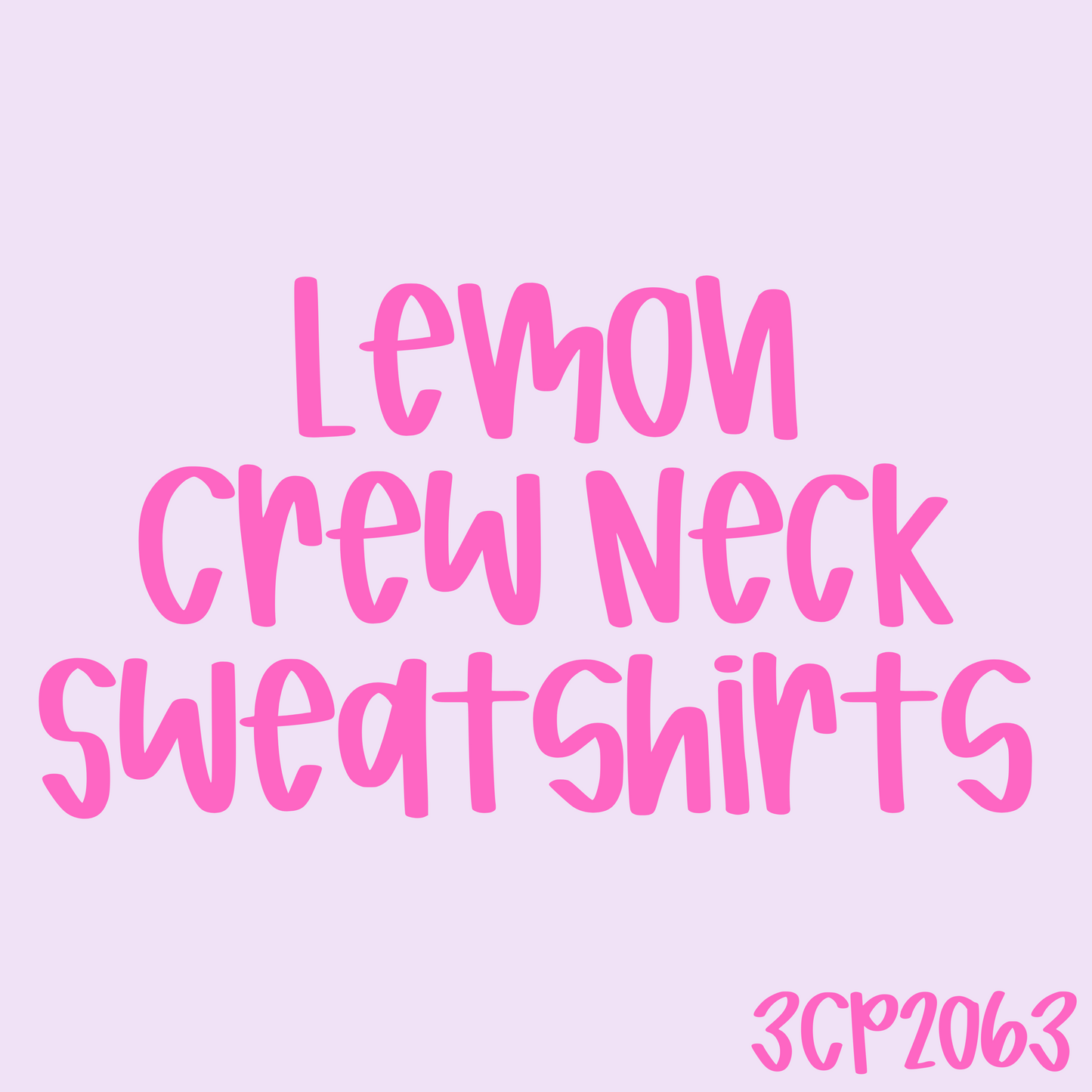 Lemon Crew Neck Sweatshirts