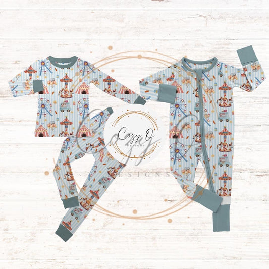 Come to the Carnival ZIPPY*super soft bamboo baby outfit