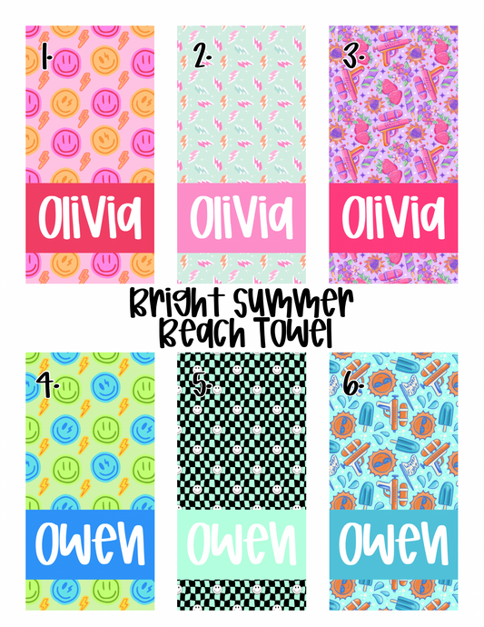 Bright Summer Beach Towels