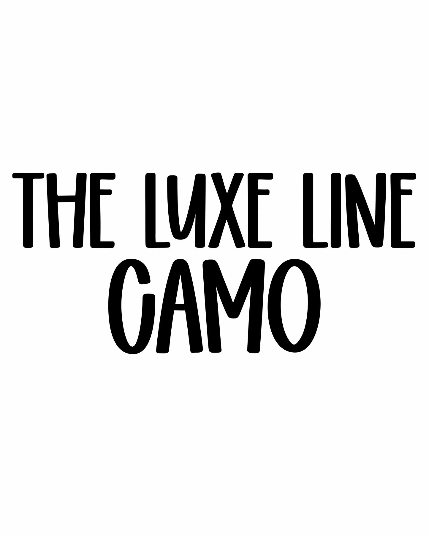 CAMO | THE LUXE LINE
