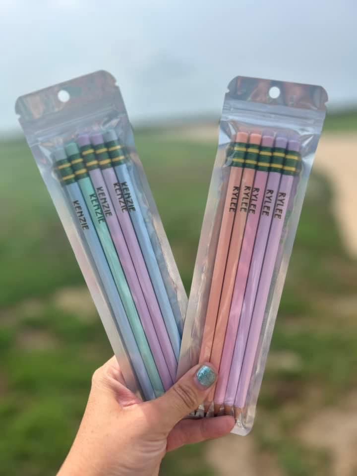 Custom Pastel Ticonderoga #2 Pencils