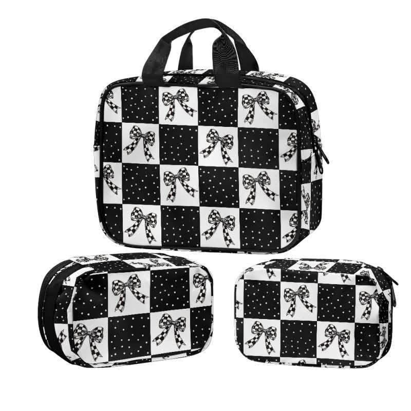 Glam On The Go: 3PC PVC Bag Set
