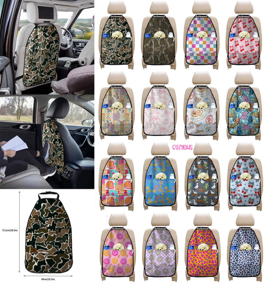 Custom Print Car Seat Back Protector Cover