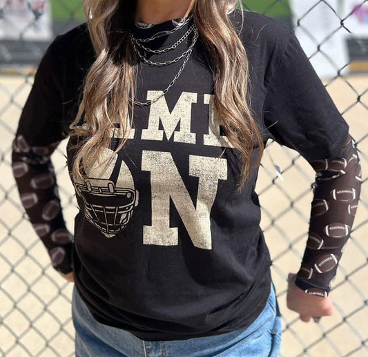 Football Under-Tee Mesh Top