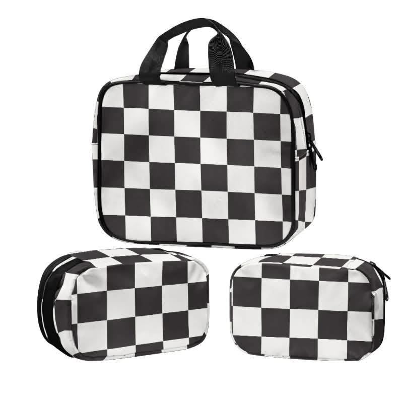 Glam On The Go: 3PC PVC Bag Set