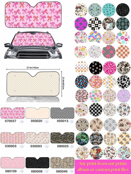 Custom Print Car Sunshade