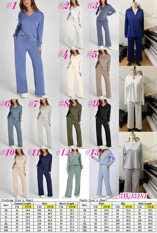 Women’s Solid Color 2-Piece Sweatsuit