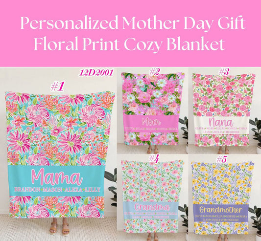 Mother's Day Custom Plush Blanket