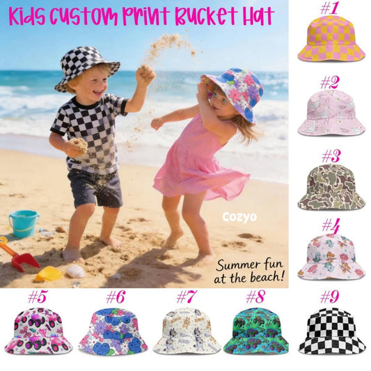 Kid's Custom Print Bucket Hat