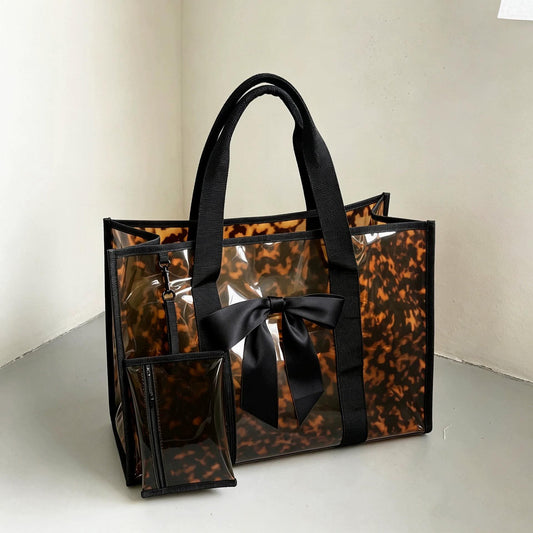 Leopard Luxe Tortoiseshell Tote