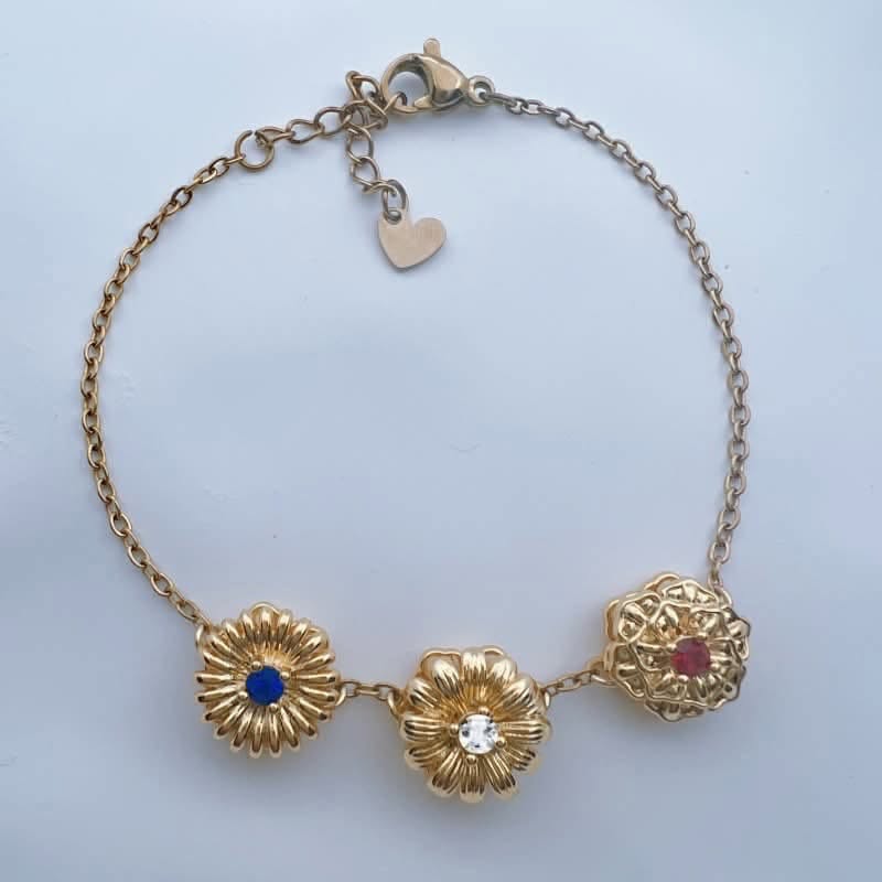 Personalized Birth Flower & Birthstone Fidget Bracelet