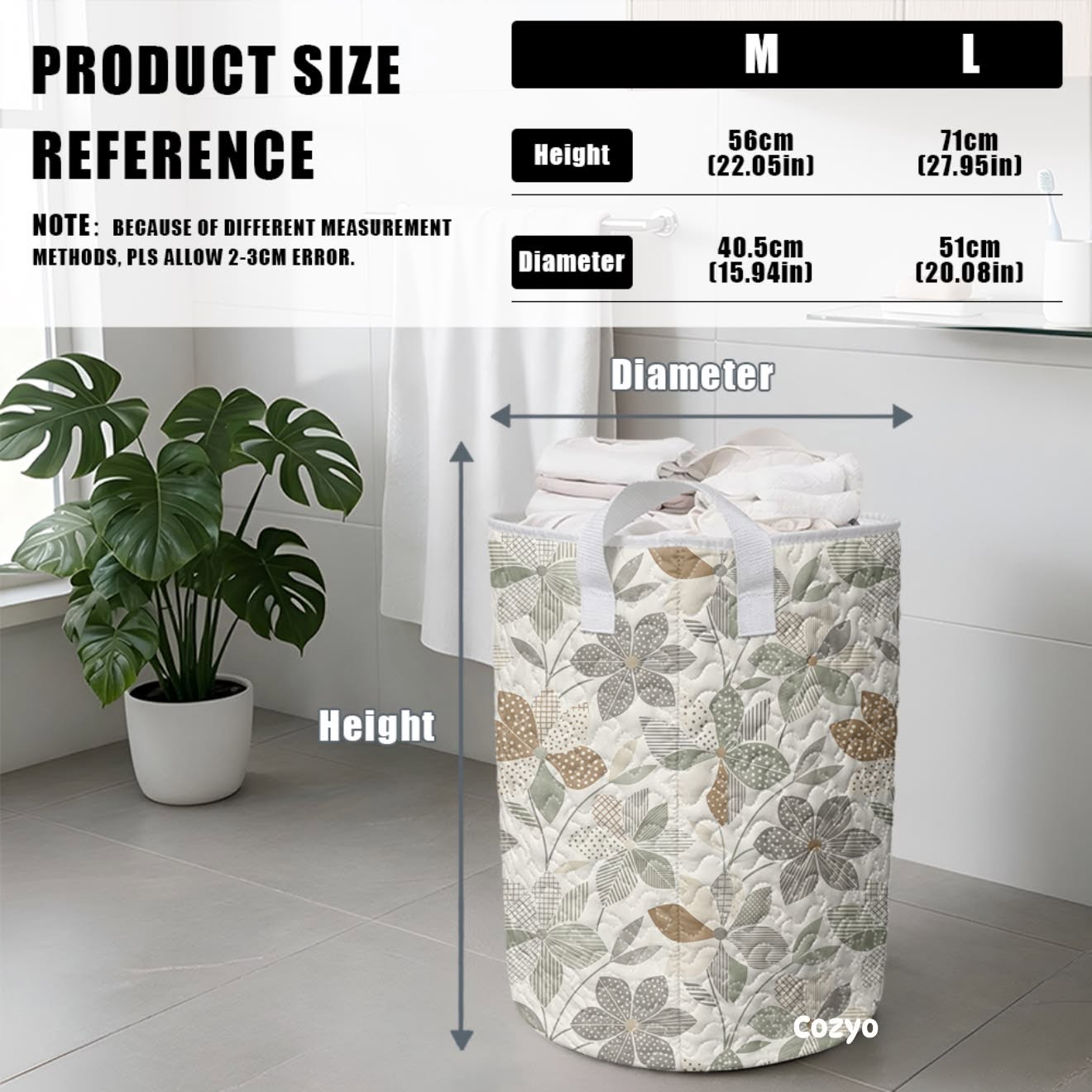 Custom Quilted Storage Laundry Bag